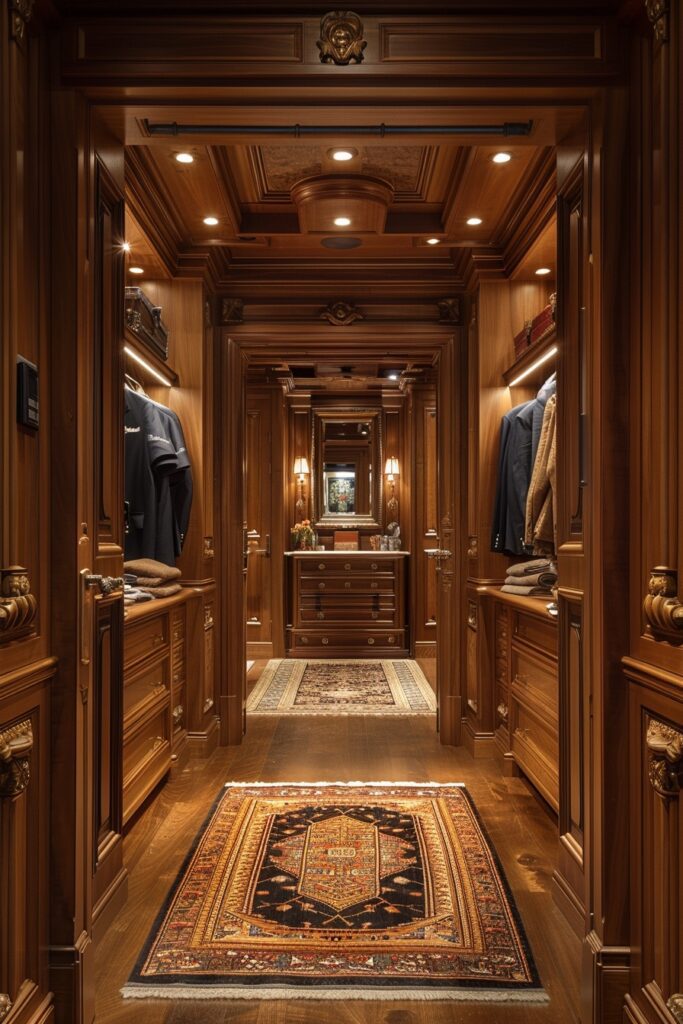 Classic Wooden Wardrobe Elegance