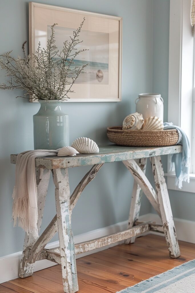 Coastal Boho Entryway Chic