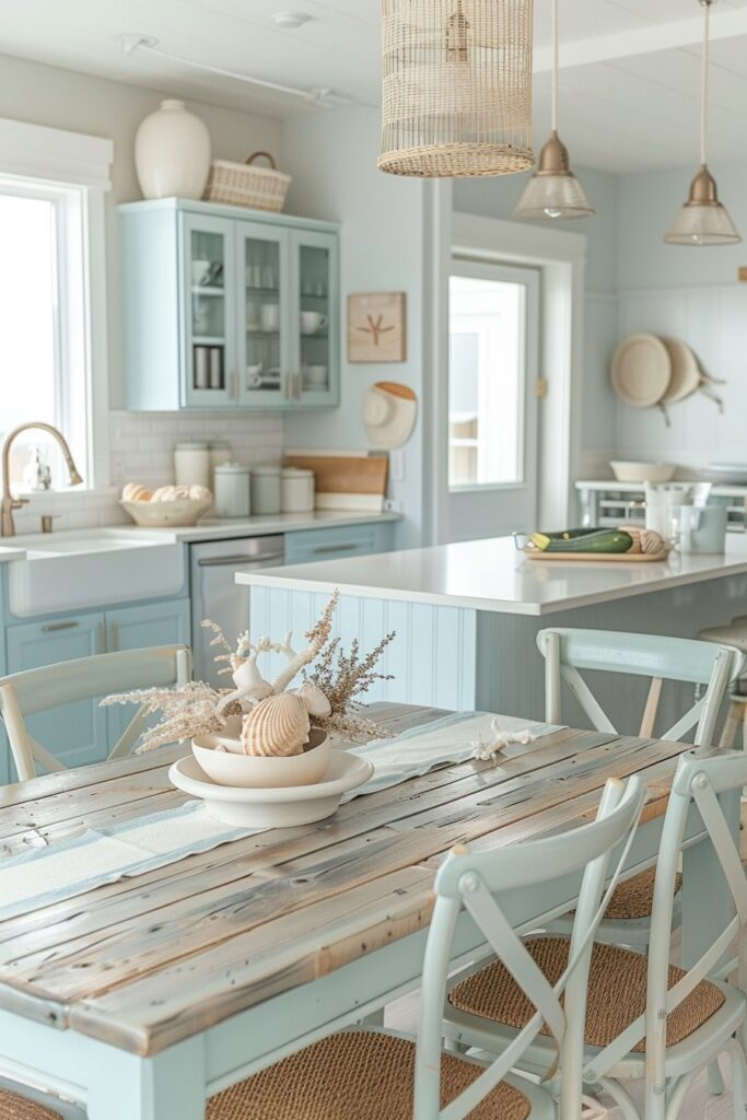 Coastal Vibes Tiny Kitchen Theme