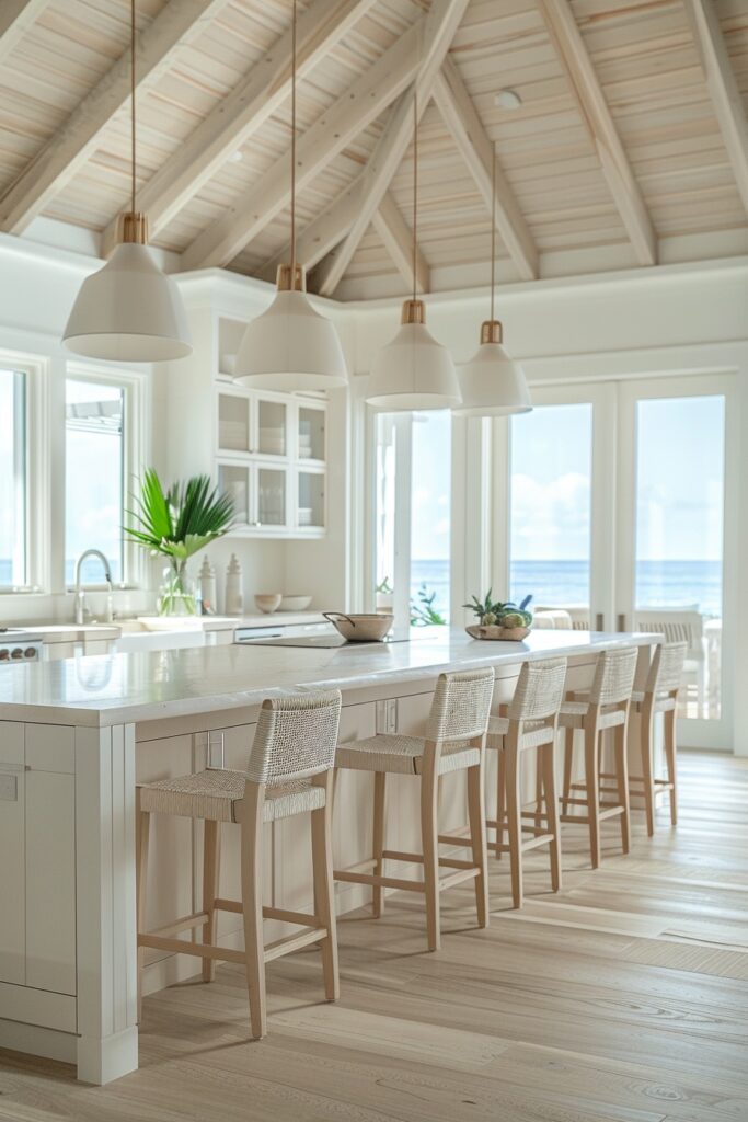 Coastal Vibes in Contemporary Kitchen Styles