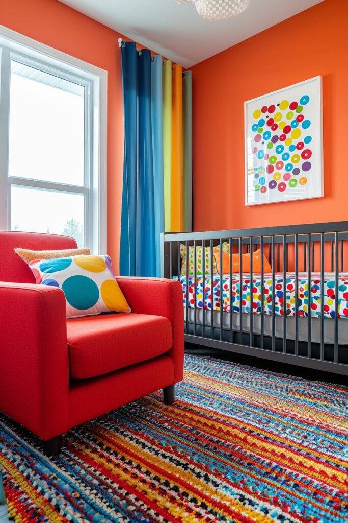 Color Burst Boho Nursery