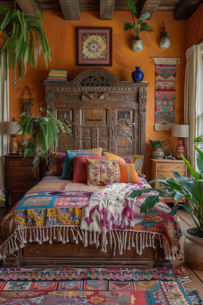 Color Fusion Boho Bedroom