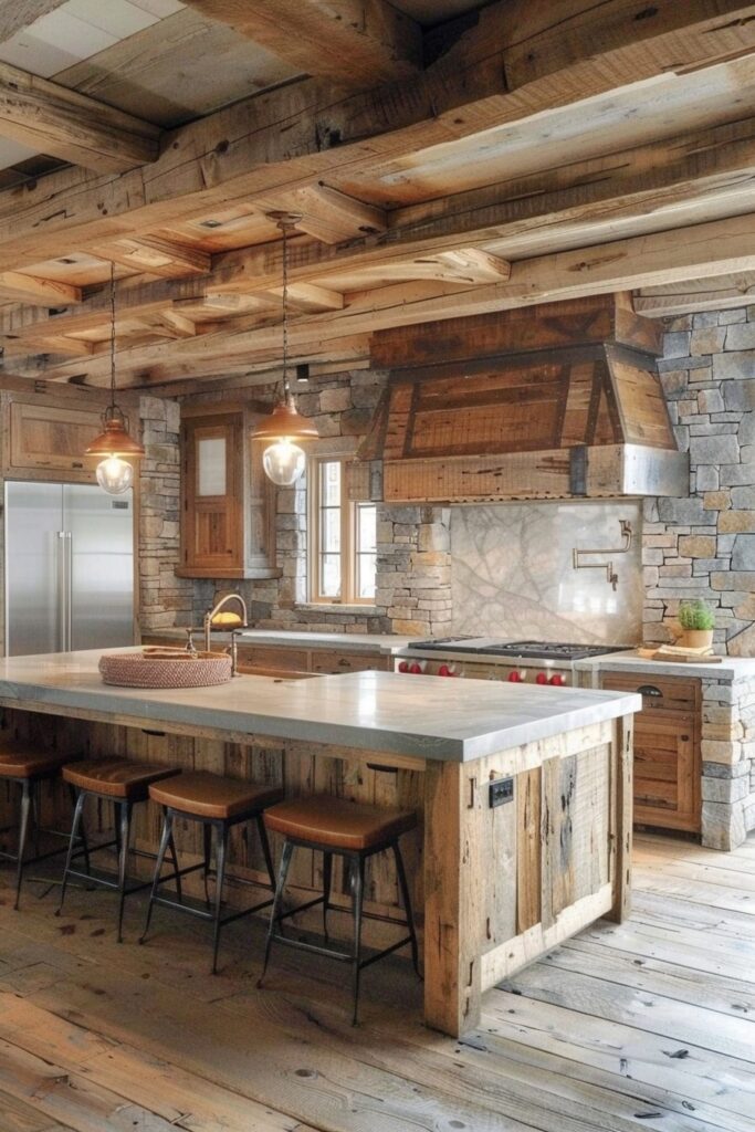 Contemporary Rustic Fusion Kitchens