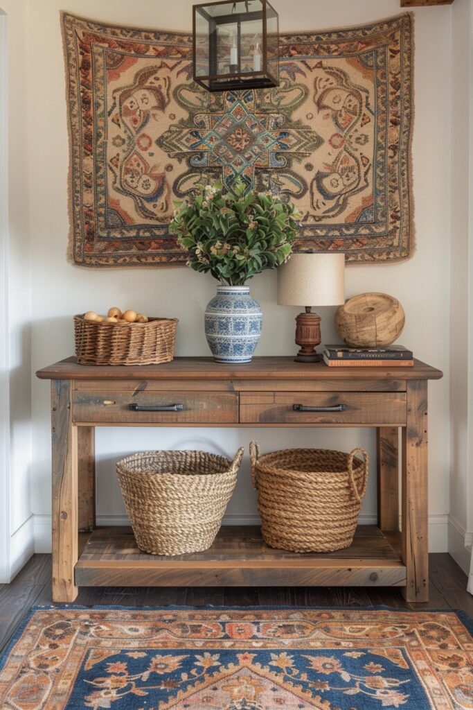 Craftsman Boho Hallway