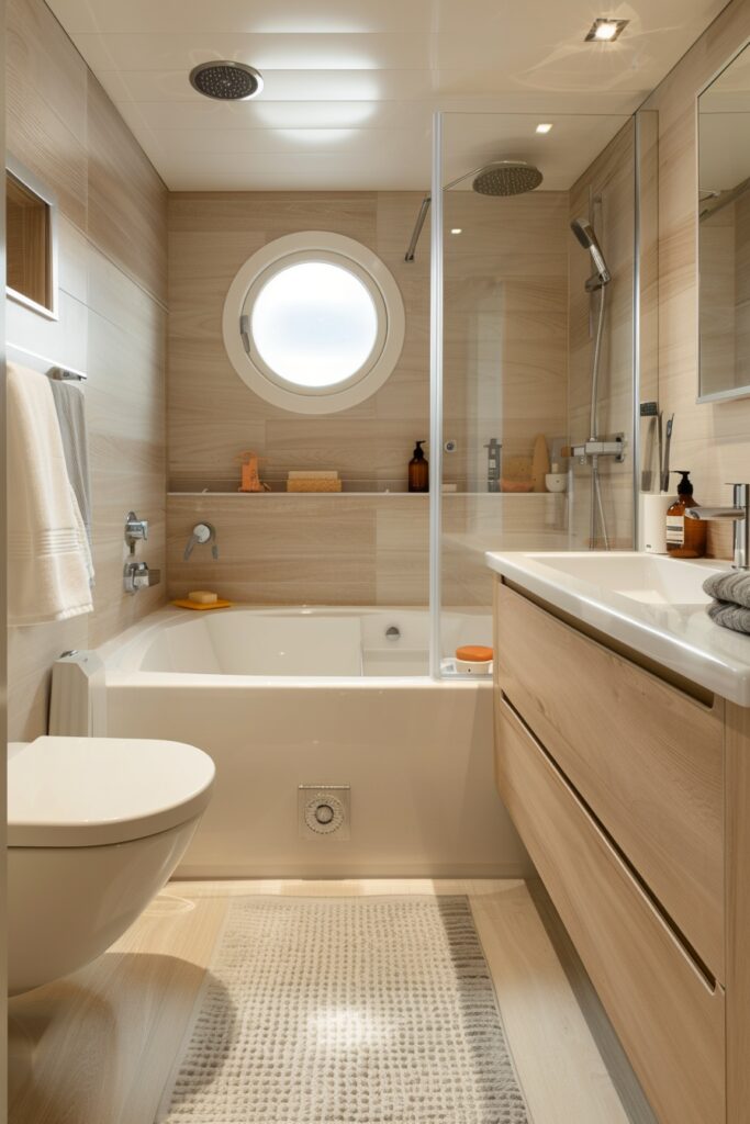 Efficient Layouts for Small Bathrooms