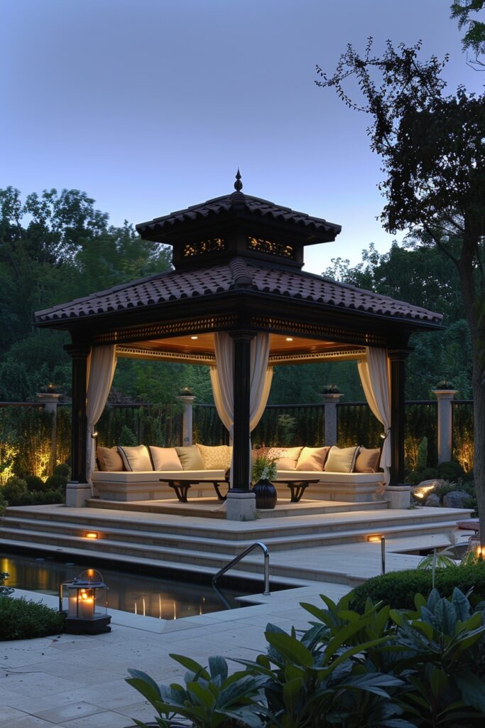 Elegant Gazebo Living