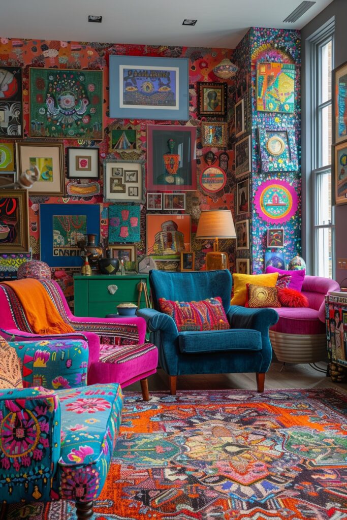 Explosion of Colors Living Space