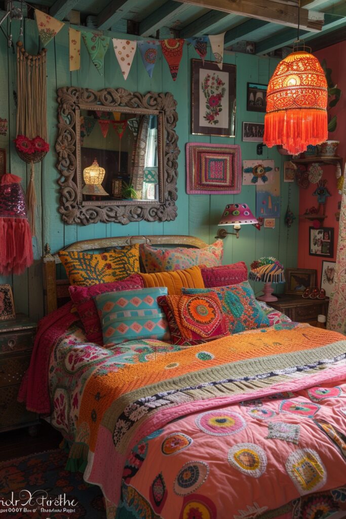 Festive Spirit Gypsy Boho Bedroom