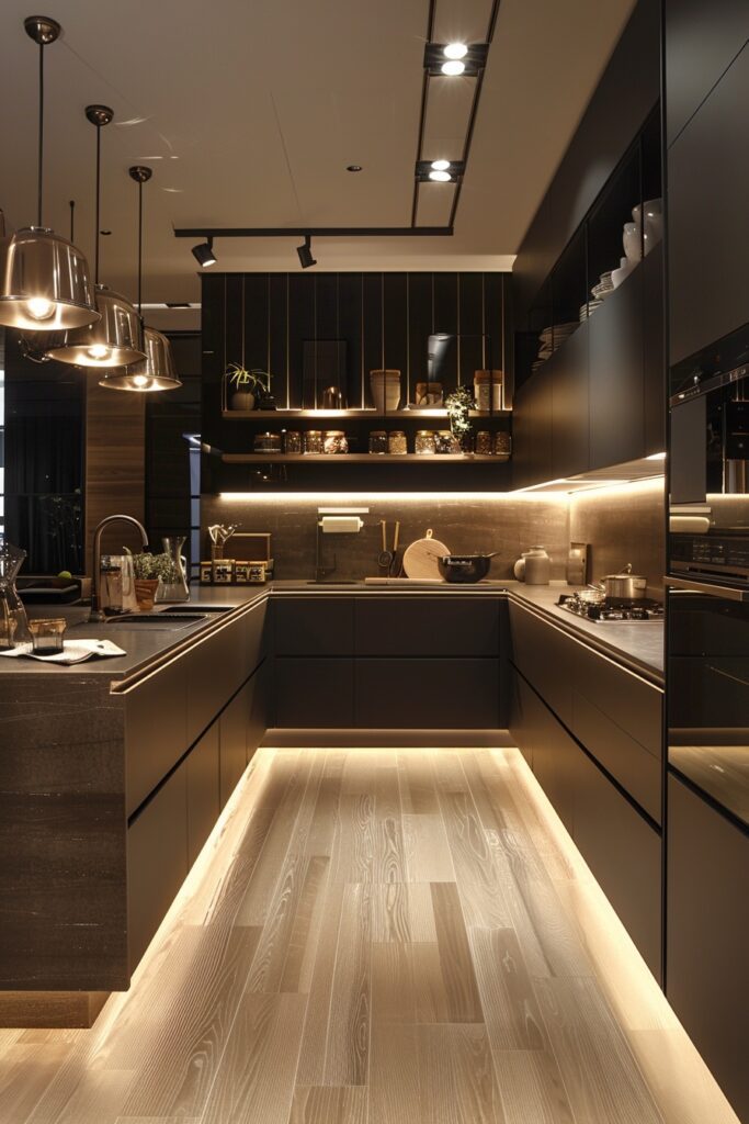 Floating Modern Kitchen Aesthetics