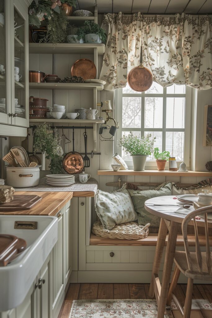 French Country Petite Kitchen Decor