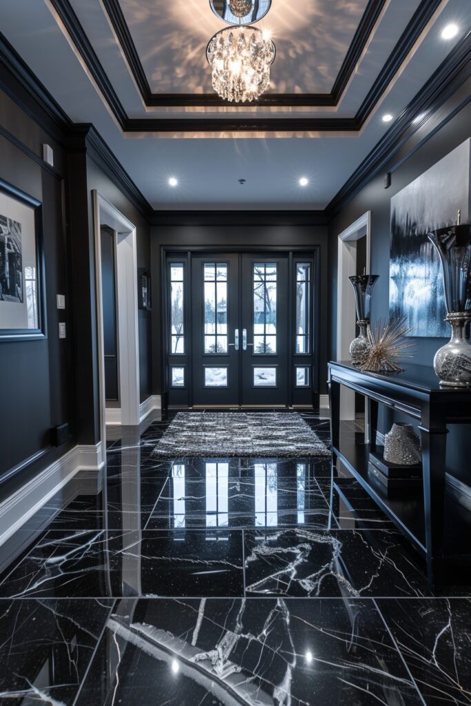 Grand Entry with Black Marble