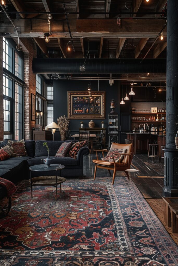 Industrial Chic Dark Loft