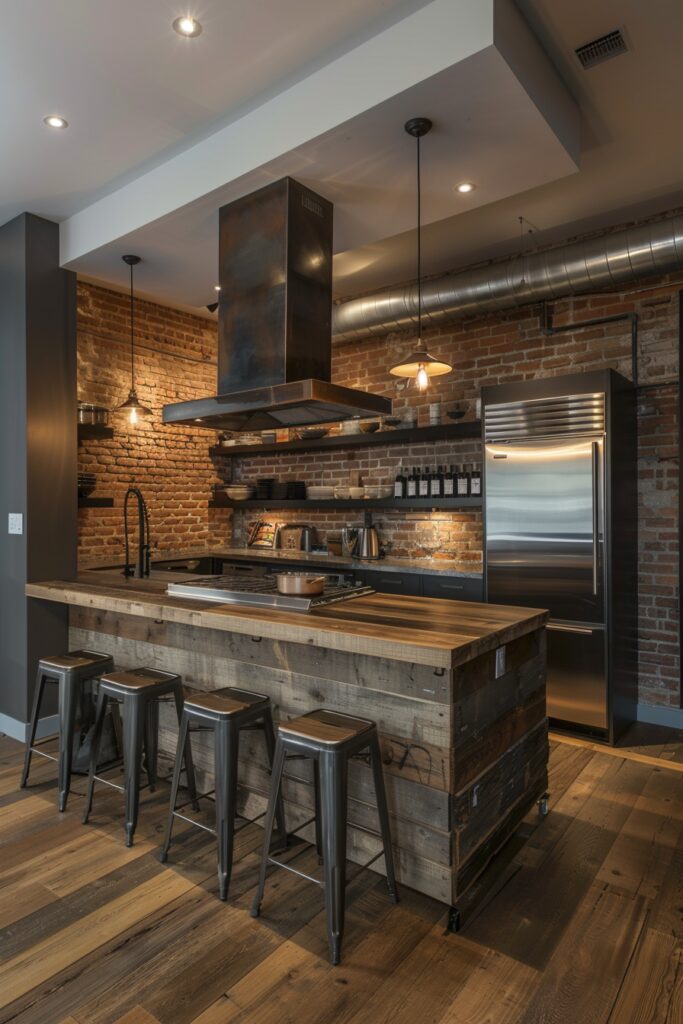 Industrial Chic Small Kitchen