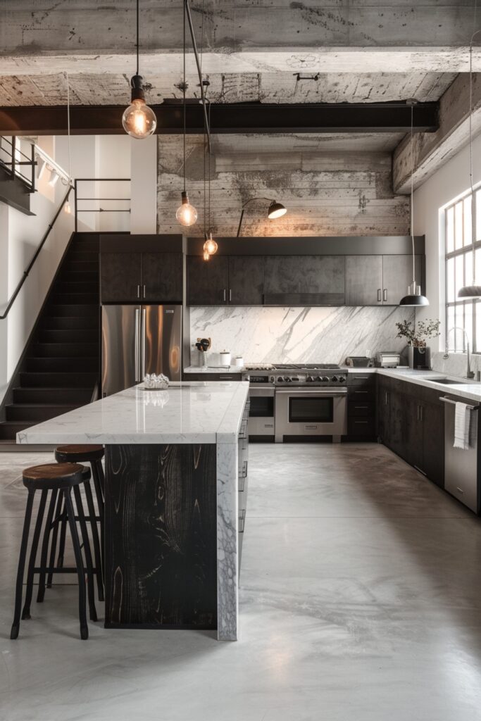 Industrial Style with Monochrome Chic