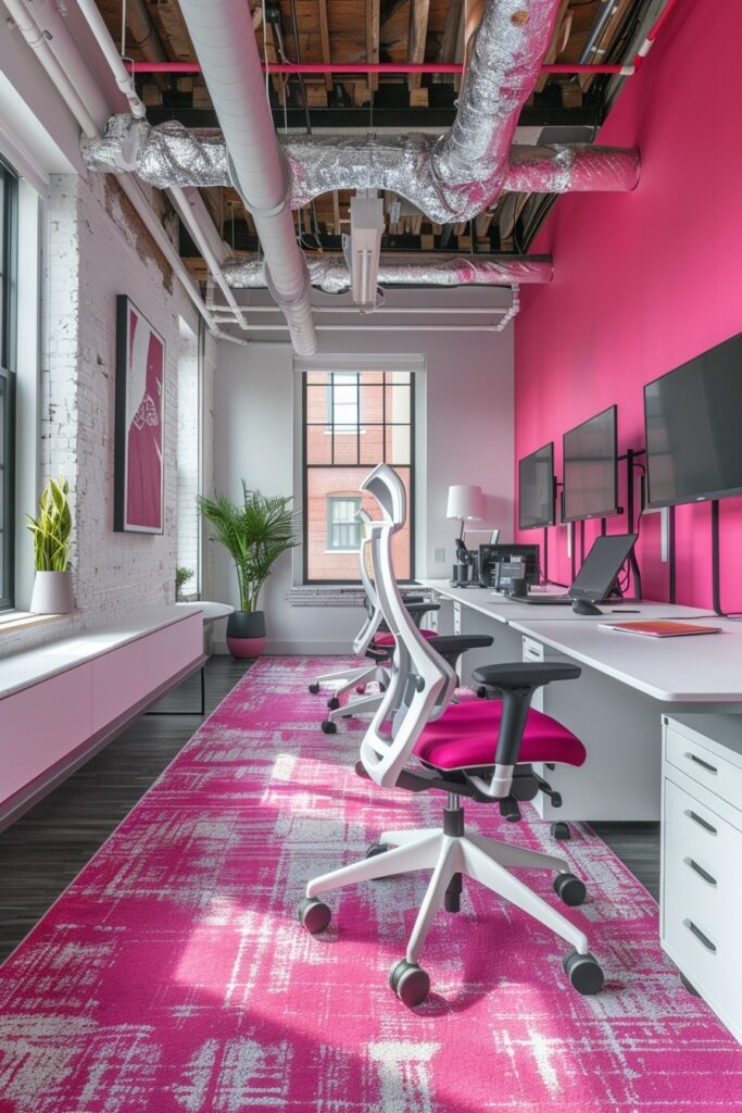 Innovative Pink Office Spaces