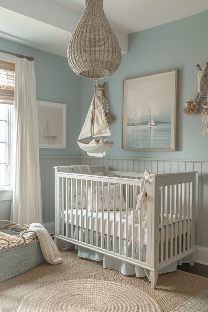 Lakeside Calm Boho Nursery