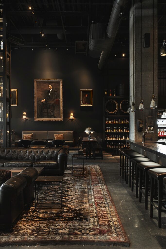 Luxurious Dark Lounge