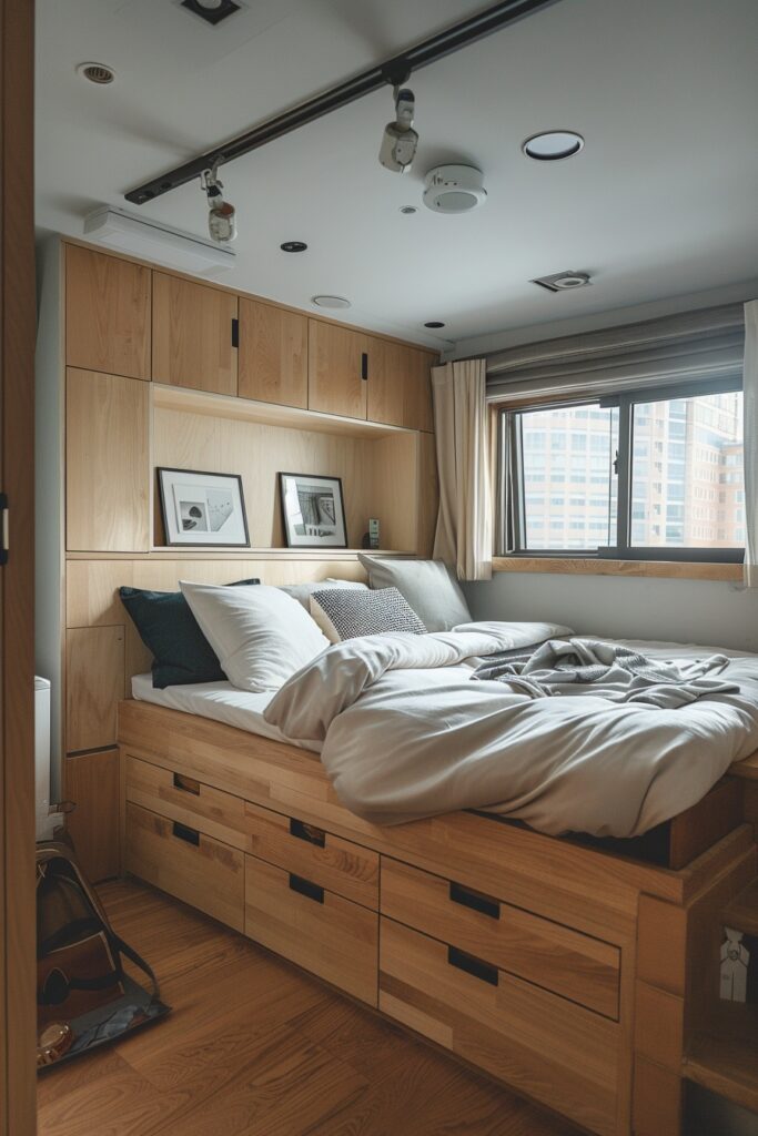 Minimalistic Urban Studio Bedrooms