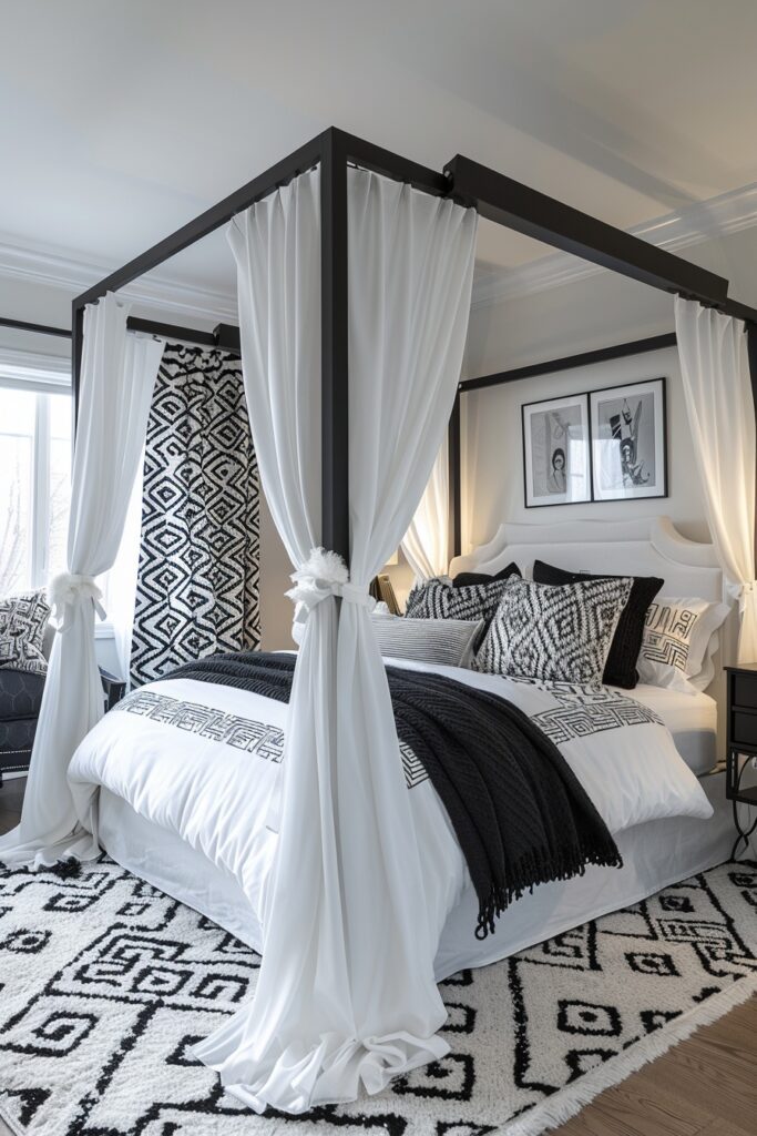 Canopy Bed With Curtains