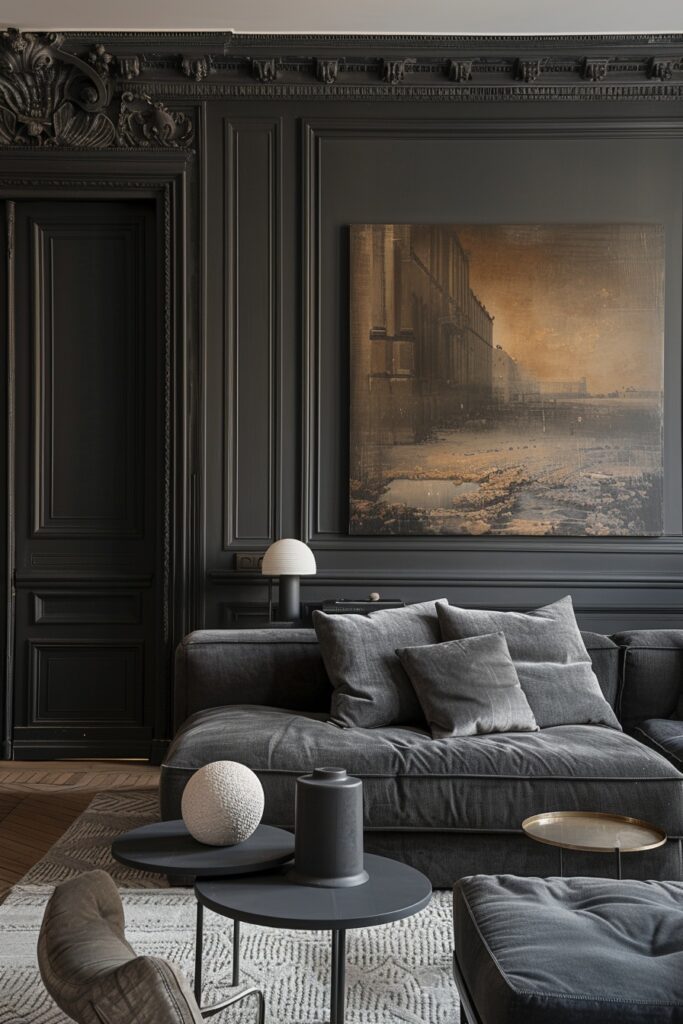 Modern Elegance in Dark Grey