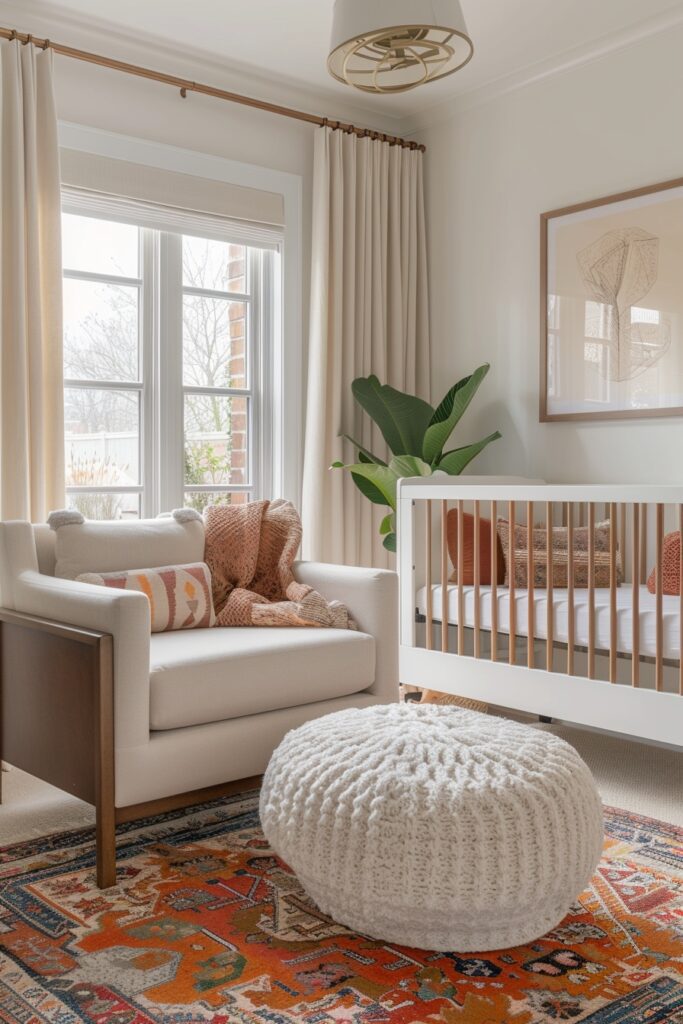 Modern Geometry Boho Nursery