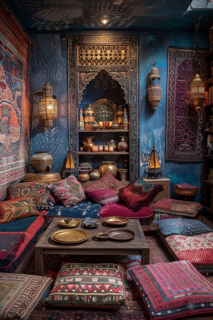 Moroccan Boho Salon