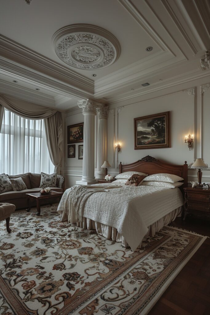 Neoclassical Majesty Bedroom