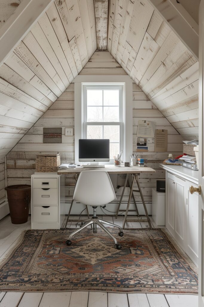 Optimized Attic Office Space