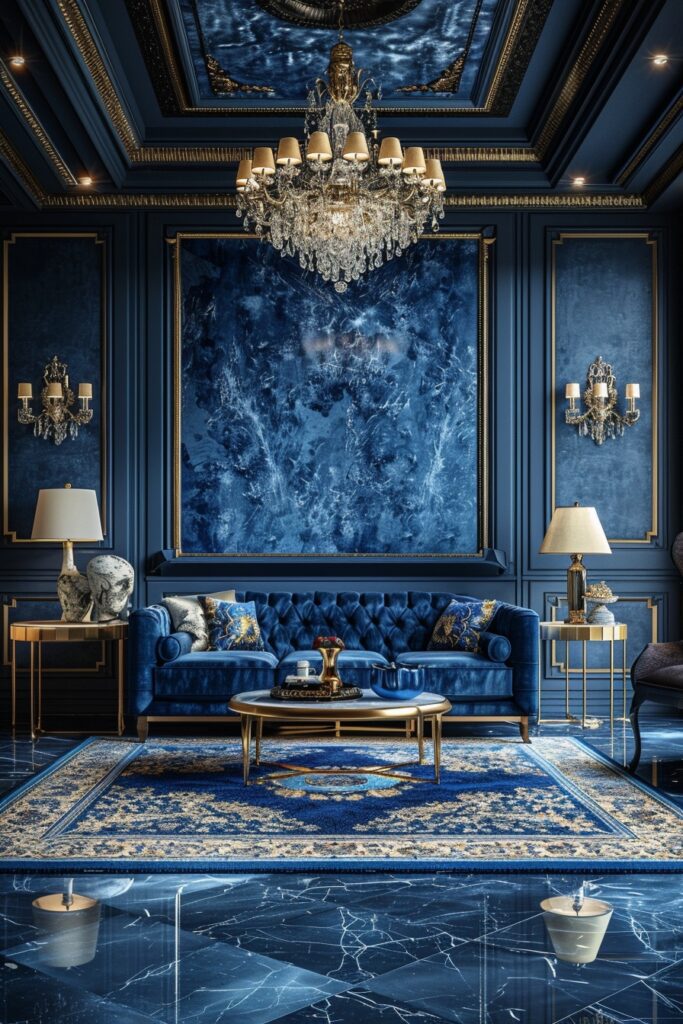 Opulent Royal Blue Loft