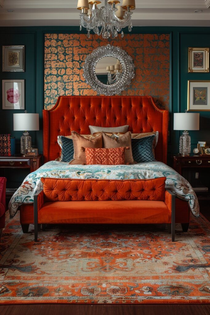 Opulent Velvet Bedroom