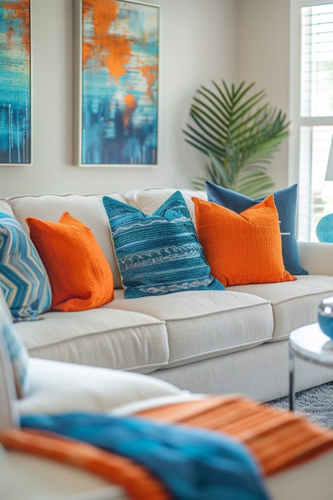 Paint-Free Living Color Schemes