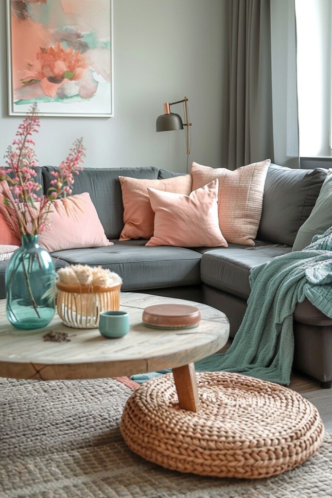 Pastel Charm in Grey