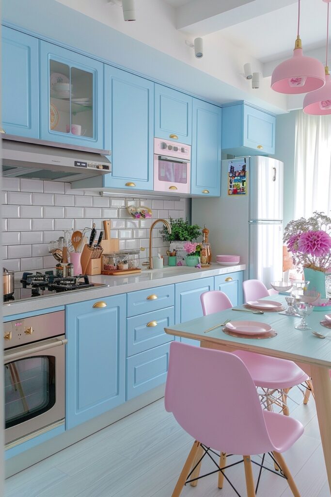 Pastel Palette Tiny Kitchen Concept