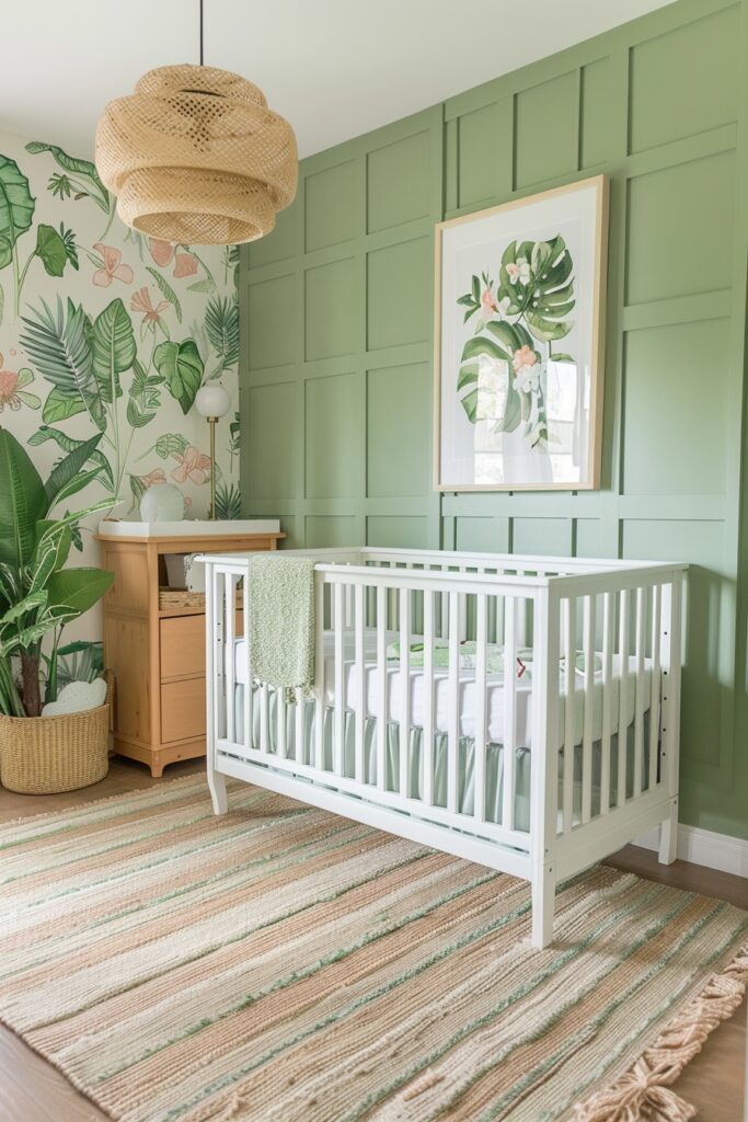 Plant-Filled Boho Nursery Haven