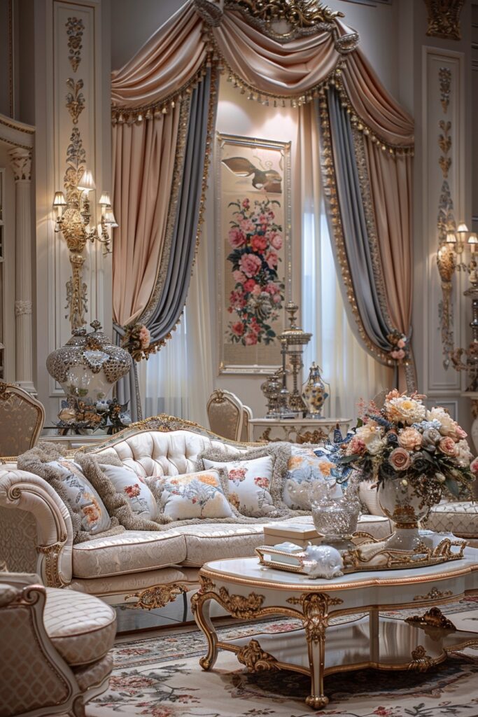 Playful Rococo-Inspired Extravagance