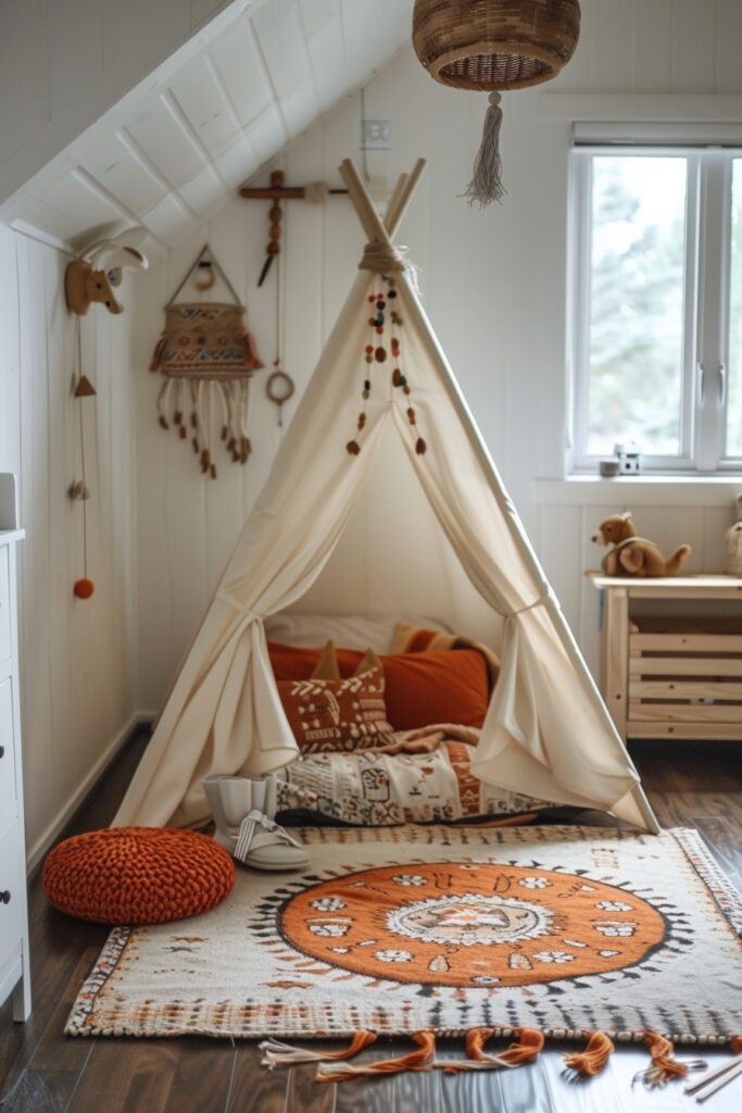 Playful Scandinavian Children’s Room