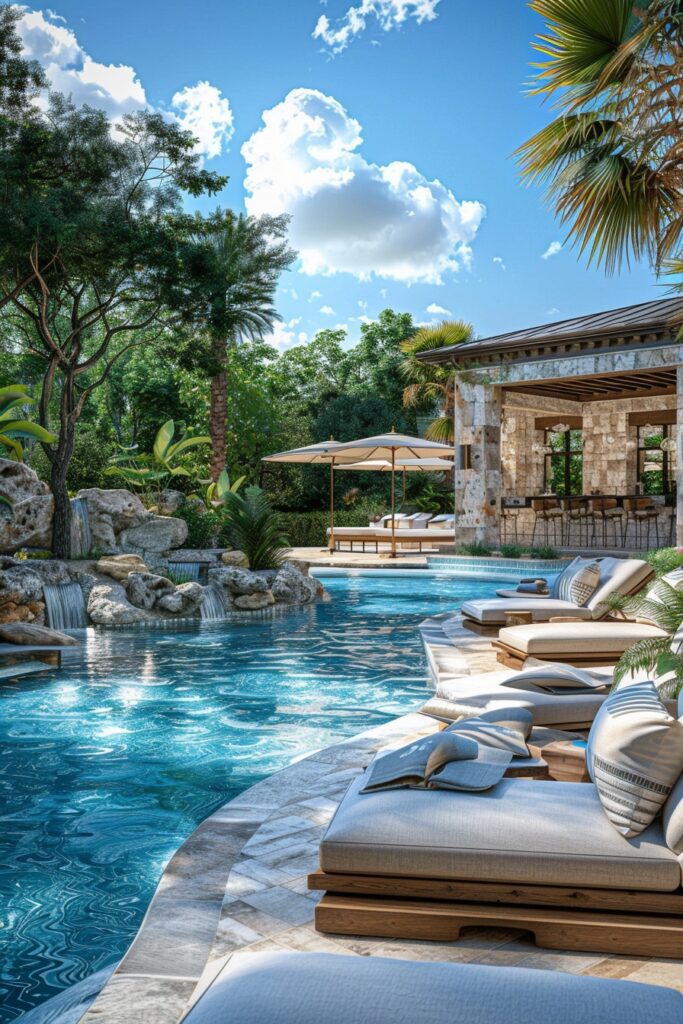 Poolside Luxury Lounge