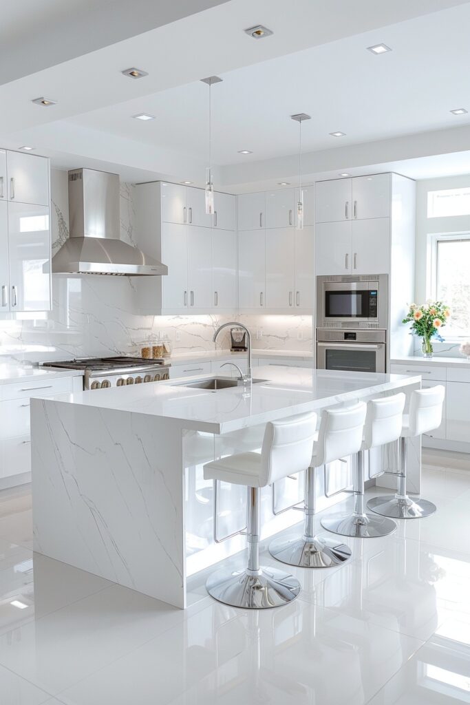 Pure White Luxury Kitchens