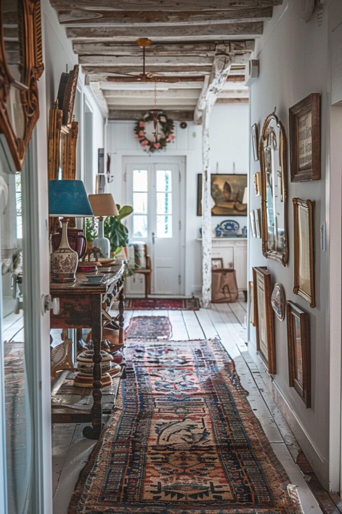 Reflective Boho Entry Corridor