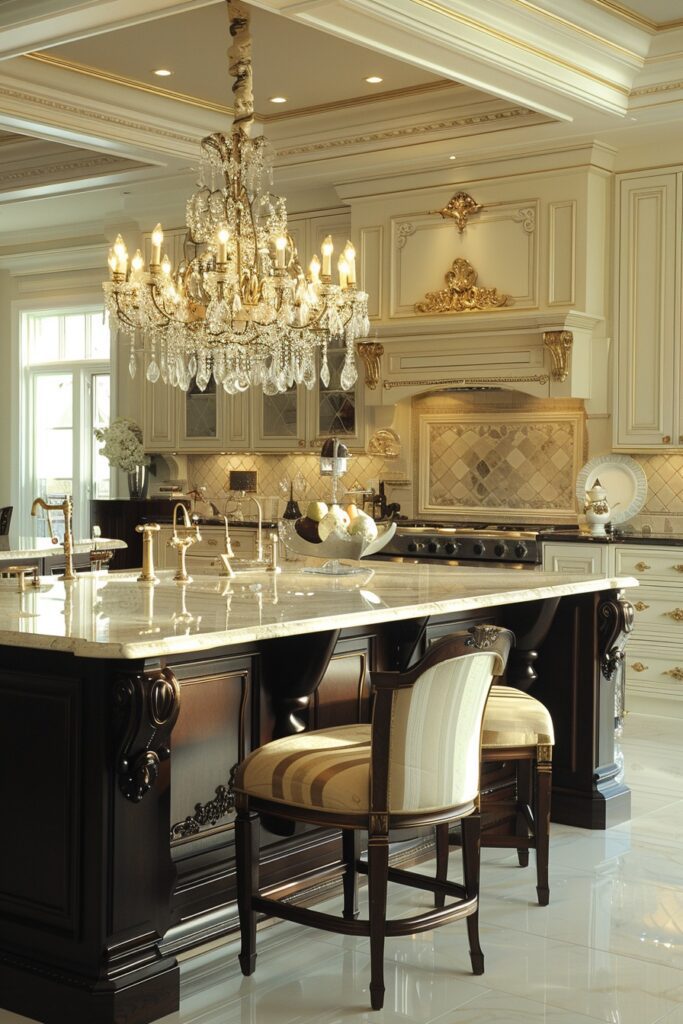 Regency Era Inspired Opulent Kitchens