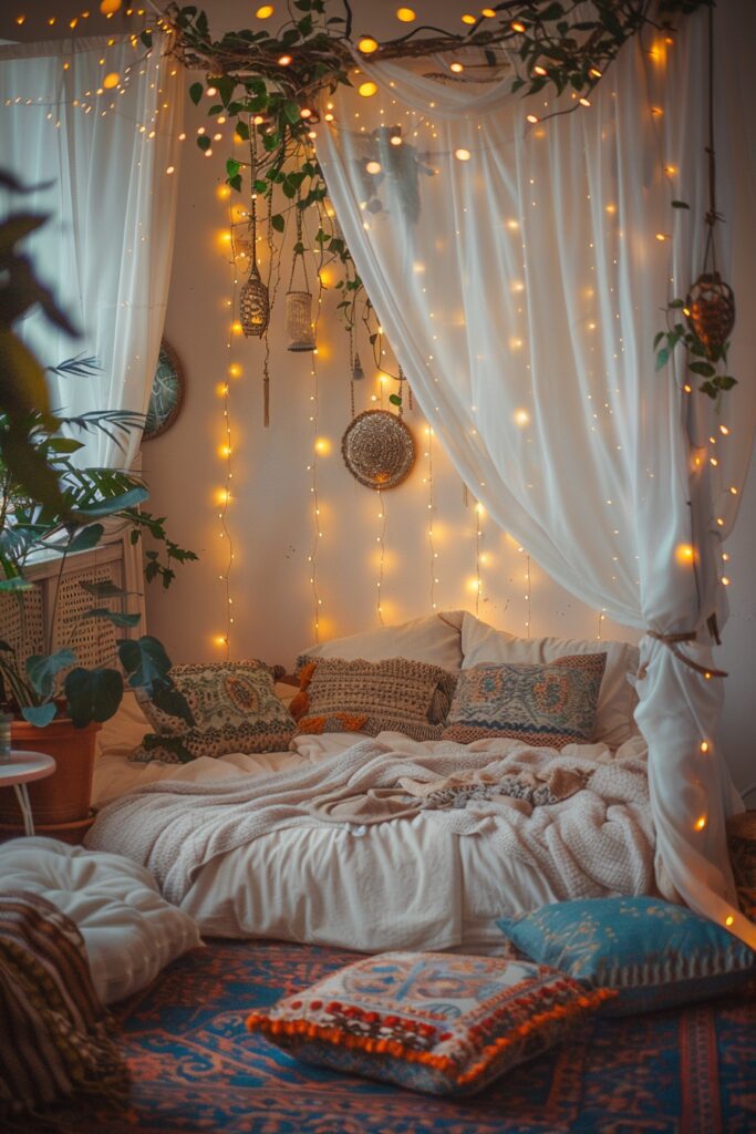 Romantic Gypsy Boho Bedroom Nook