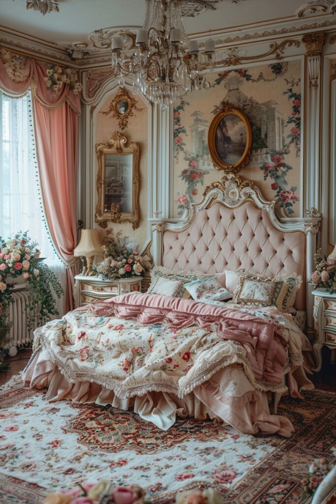 Romantic Rococo Bedroom