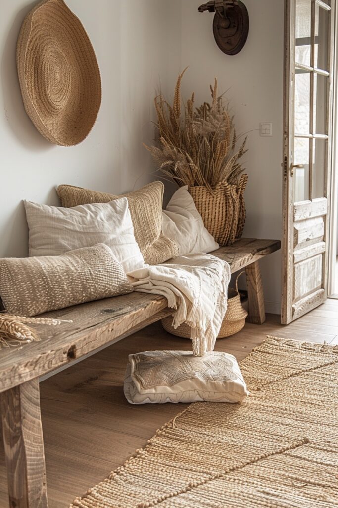 Rustic Boho Entry Haven