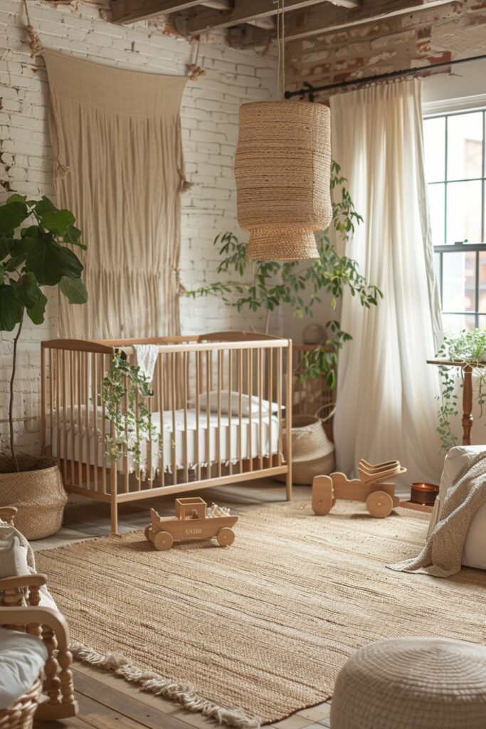 Rustic Textured Boho Nursery