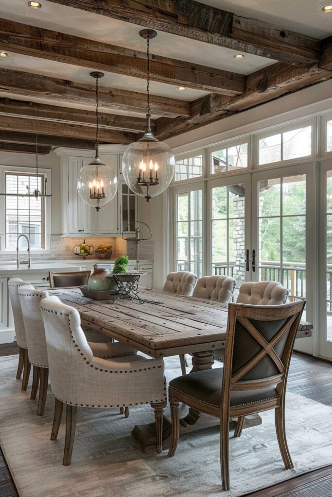 Rustic Wood Beam Ceilings