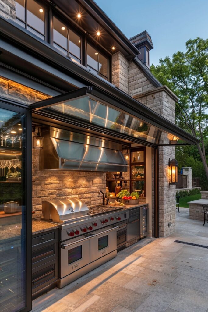 Seamless Indoor-Outdoor Kitchen Concepts