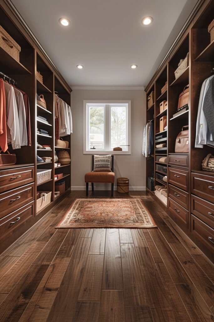 Seamless Transitional Wardrobe Design