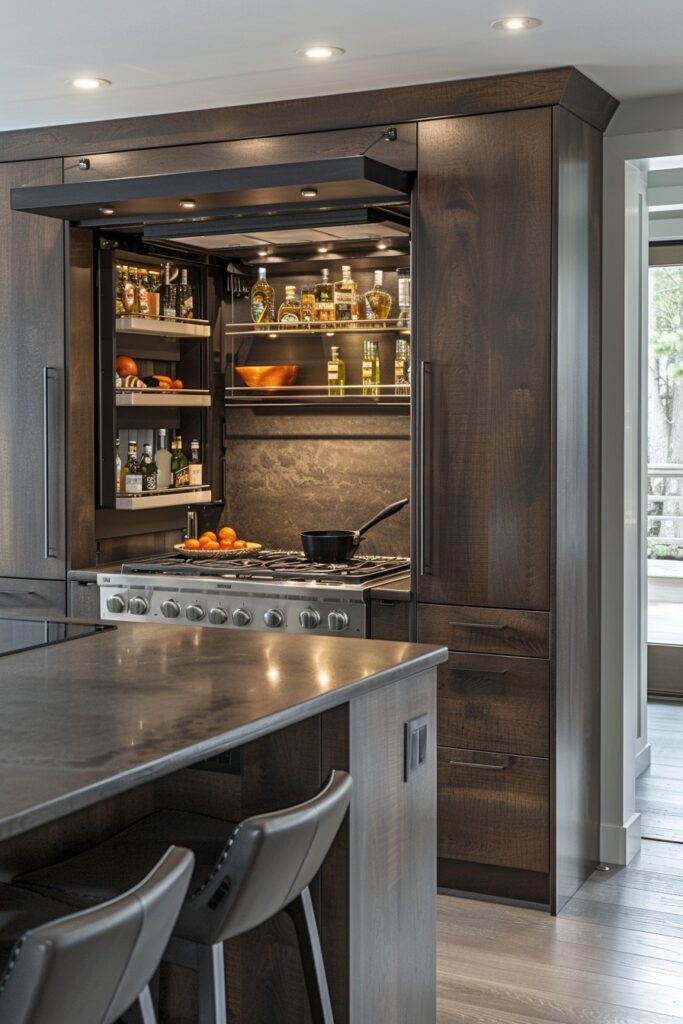 Seamlessly Integrated Appliance Kitchens