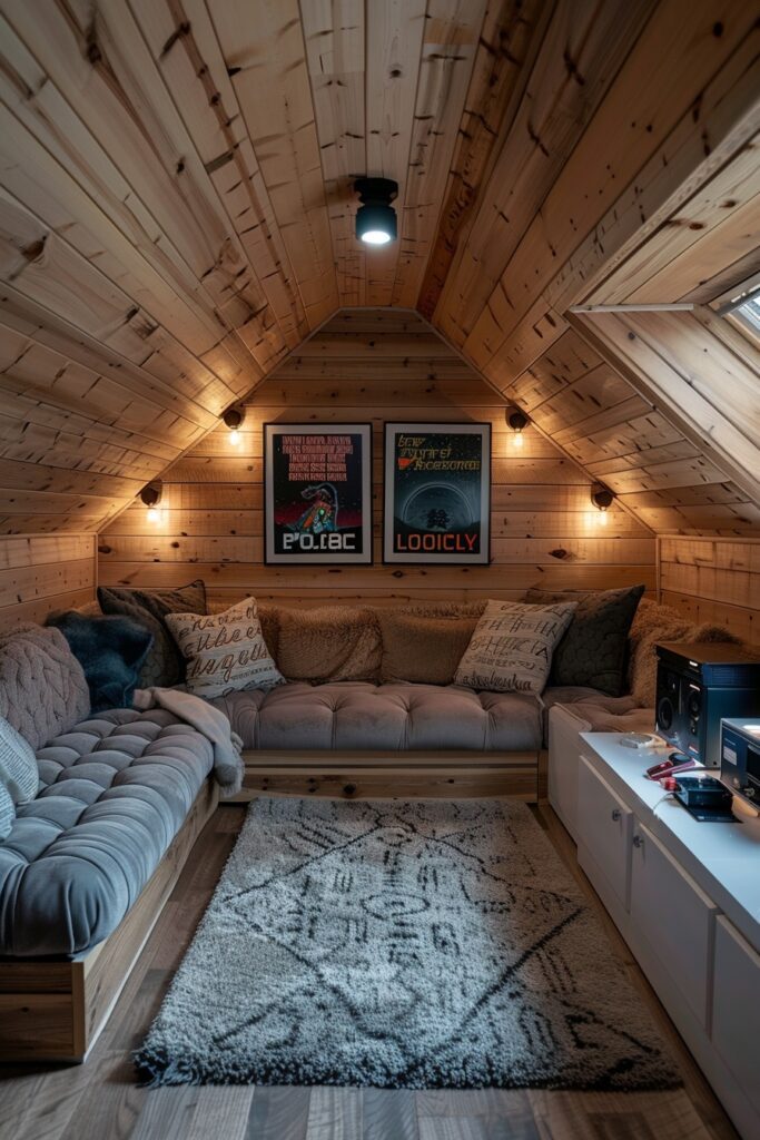 Secluded Teen Hangout in the Attic