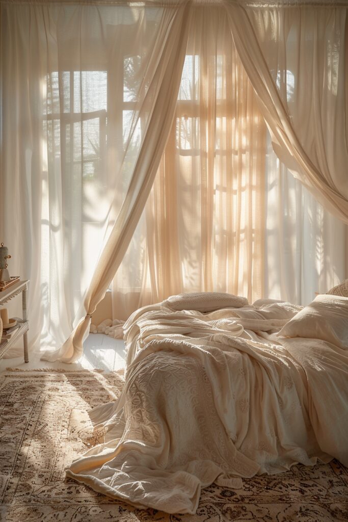 Sheer Elegance Gypsy Boho Bedroom